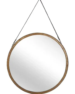 Specchio AUTUN 60 cm 60 cm Metallo Oro