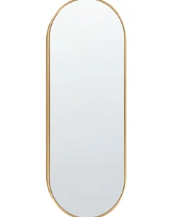 Specchio AZEVILLE 46 cm 122 cm Metallo Oro