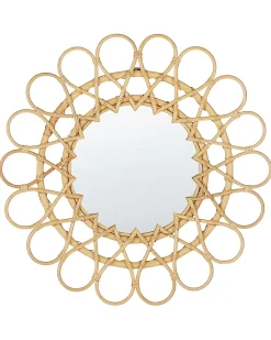 Specchio BABAI 60 cm 60 cm Rattan Naturale