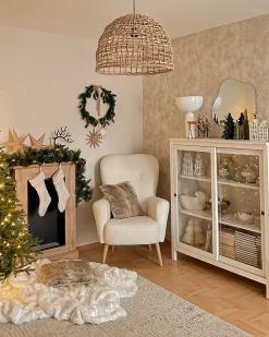 Specchio BAGNEUX 50 cm 55 cm Argento