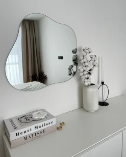 Specchio BAGNEUX 50 cm 55 cm Argento
