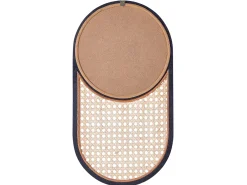 Specchio BALEAL 30 cm 56 cm Rattan Naturale