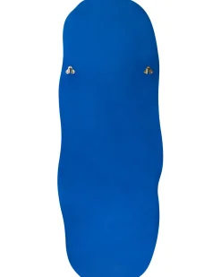 Specchio BEAUNE 56 cm 160 cm Velluto Blu