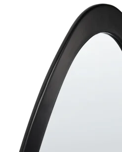 Specchio BLET 80 cm 180 cm Legno di Paulownia Nero