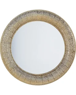 Specchio CHANNAY 80 cm 80 cm Metallo Oro