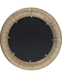 Specchio CHANNAY 80 cm 80 cm Metallo Oro