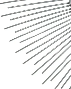 Specchio CILLY 80 cm 80 cm Metallo Argento