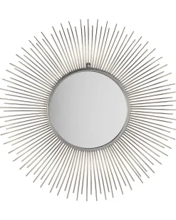 Specchio CILLY 80 cm 80 cm Metallo Argento