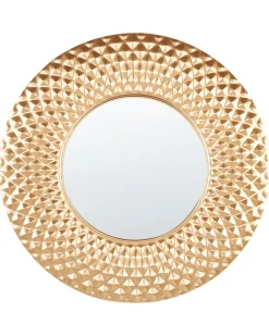 Specchio COMBE 60 cm 60 cm Metallo Oro