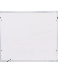 Specchio da bagno con luce LED LIRAC 70 cm 60 cm Argento