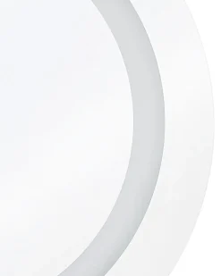 Specchio da bagno con luce LED SELUNE 58 cm 58 cm Argento