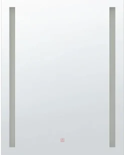 Specchio da bagno con luce LED MARTINET 70 cm 90 cm Argento