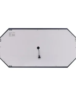 Specchio da bagno con luce LED LOCMARIAQUER 120 cm 60 cm Argento