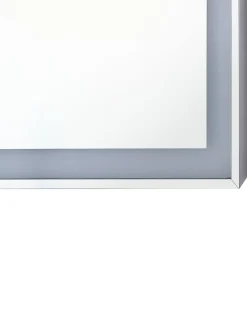 Specchio da bagno con luce LED ARGENS 90 cm 70 cm Argento