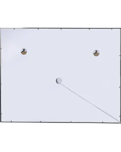 Specchio da bagno con luce LED ARGENS 90 cm 70 cm Argento