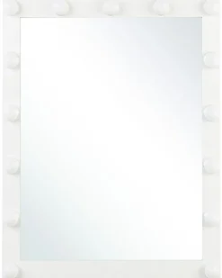 Specchio da bagno con luce LED ODENAS 50 cm 60 cm Bianco