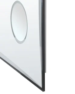 Specchio da bagno con luce LED ONLAY 100 cm 60 cm Argento