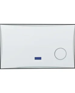 Specchio da bagno con luce LED ONLAY 100 cm 60 cm Argento