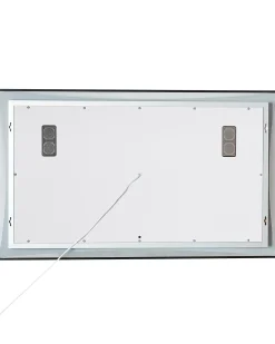 Specchio da bagno con luce LED ONLAY 100 cm 60 cm Argento