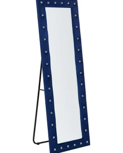 Specchio da terra ANSOUIS 150 cm Velluto Blu marino