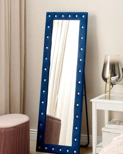 Specchio da terra ANSOUIS 150 cm Velluto Blu marino