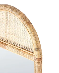 Specchio da terra BARGES 150 cm Rattan Naturale
