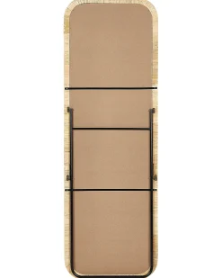 Specchio da terra MALANGE 150 cm Rattan Naturale