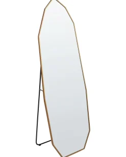 Specchio da terra TARTAS 165 cm Metallo Oro