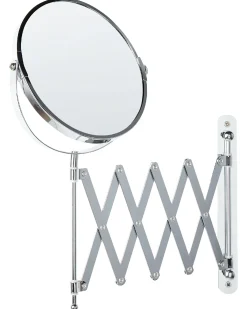 Specchio da trucco allungabile per parete YVELINES 57 cm 36 cm Metallo Argento
