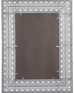 Specchio DEHRADUN 69 cm 90 cm Metallo Oro
