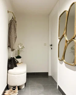 Specchio DIANCEY 70 cm 100 cm Metallo Oro