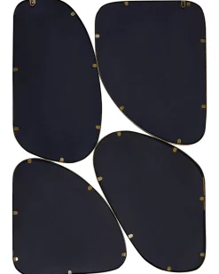 Specchio DIANCEY 70 cm 100 cm Metallo Oro