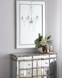 Specchio FENIOUX 60 cm 90 cm Argento