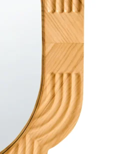 Specchio FRESVILLE 62 cm 100 cm Legno di pino Marrone chiaro