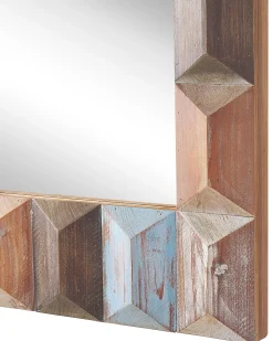 Specchio HIZOTE 63 cm 90 cm Legno di abete Marrone