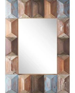 Specchio HIZOTE 63 cm 90 cm Legno di abete Marrone