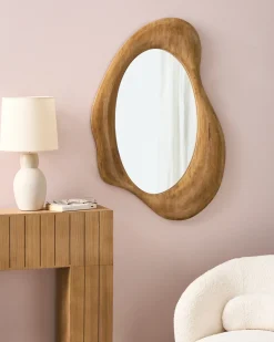 Specchio HOURTIN 68 cm 100 cm Legno Marrone