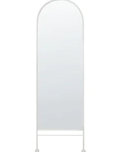Specchio JARNAGES 45 cm 145 cm Metallo Bianco