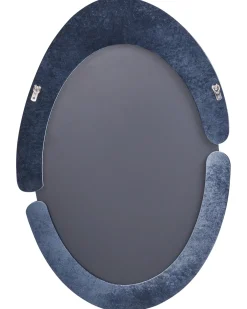 Specchio MASSAY 53 cm 90 cm Velluto Blu scuro