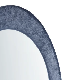 Specchio MASSAY 53 cm 90 cm Velluto Blu scuro
