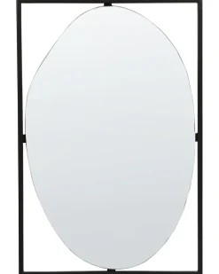 Specchio NIBELLE 40 cm 60 cm Metallo Nero