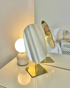 Specchio per make-up CANTAL Oro