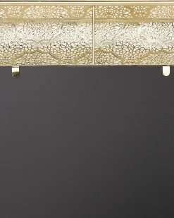 Specchio PLERIN 60 cm 60 cm Metallo Oro