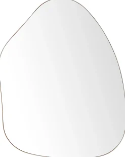 Specchio PUTEAUX 70 cm 92 cm Metallo Oro