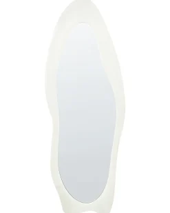 Specchio REIGNY 57 cm 160 cm Velluto Bianco