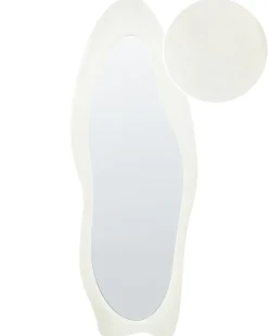 Specchio REIGNY 57 cm 160 cm Velluto Bianco
