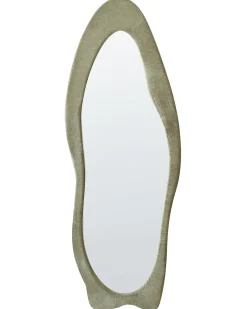 Specchio REIGNY 57 cm 160 cm Velluto Verde oliva