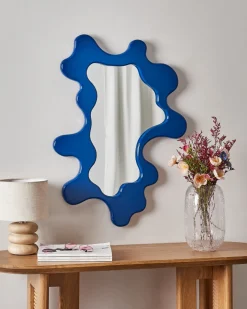 Specchio ROSCOFF 59 cm 80 cm Blu