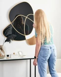 Specchio TAILLY 99 cm 89 cm Nero