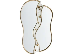 Specchio TAWLEY 45 cm 76 cm Metallo Oro
